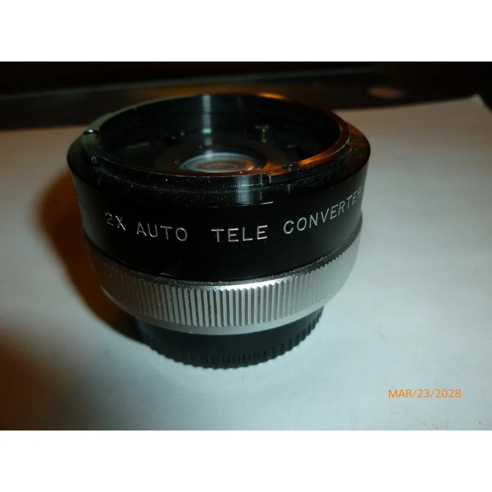 Vintage Bushnell 2X Auto Tele Converter for Canon FD Mount Camera Lens Japan